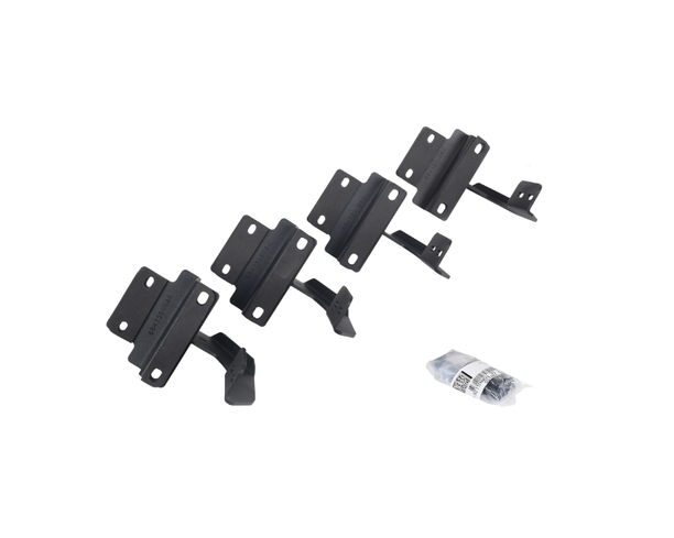 2015-2026 F-150/Superduty V-Series V3 Aluminum Side Steps and Mounting Brackets Kit Textured Black (V3417780T) | Dirty Garage