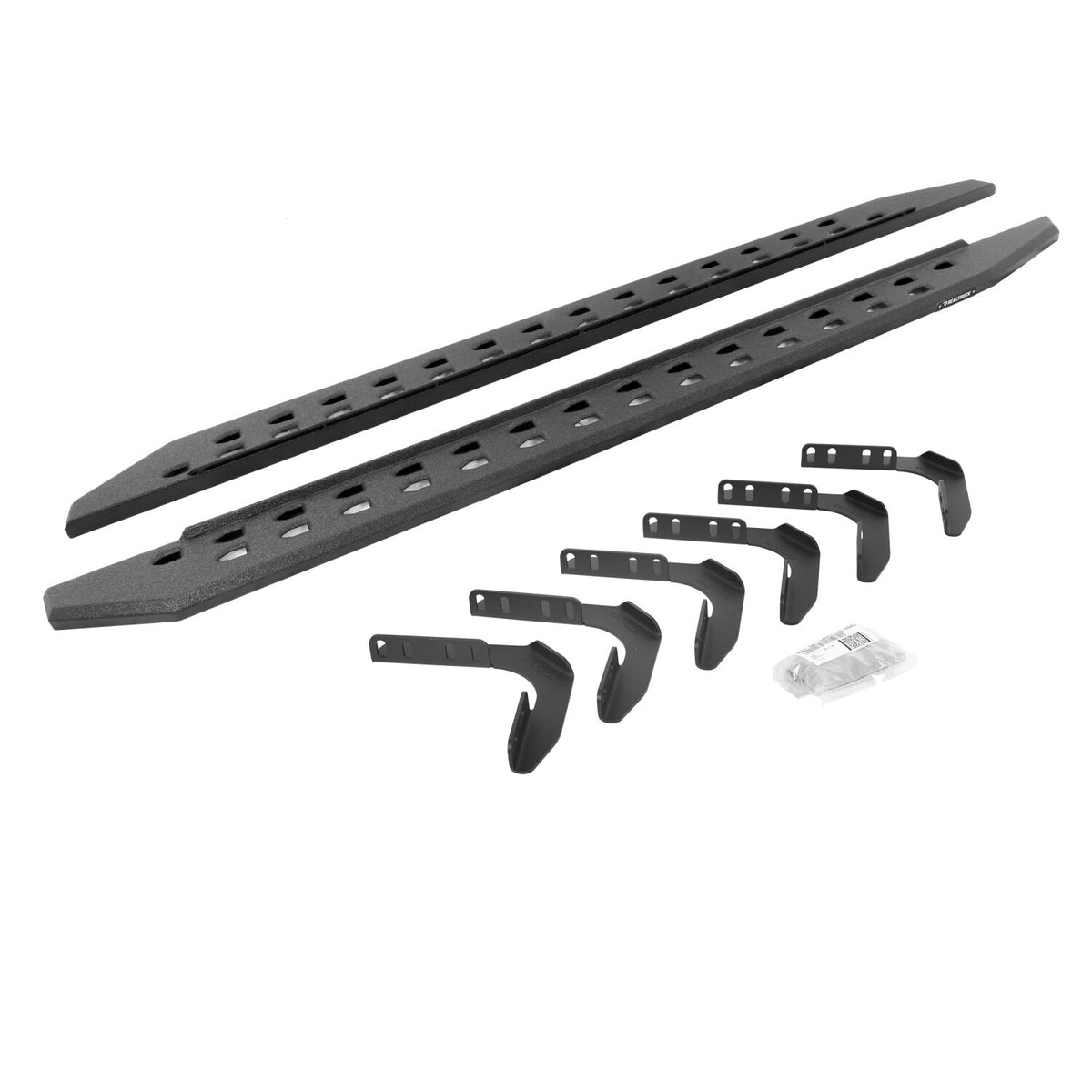 1999-2016 Superduty RB20 Slim Line Running Boards with Mounting Bracket Kit, Protective Bedliner coating (69418087ST) | Dirty Garage