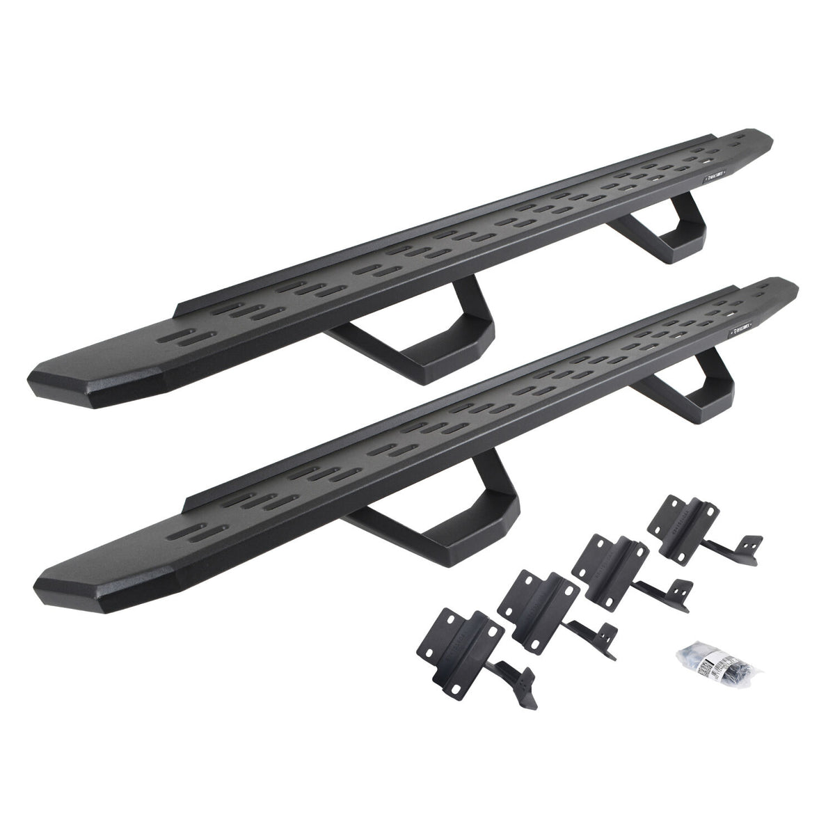 2015-2026 F-150/Superduty RB30 Running Boards with Mounting Brackets, 2 Pairs Drop Steps Kit, Textured Black (6961778020PC) | Dirty Garage