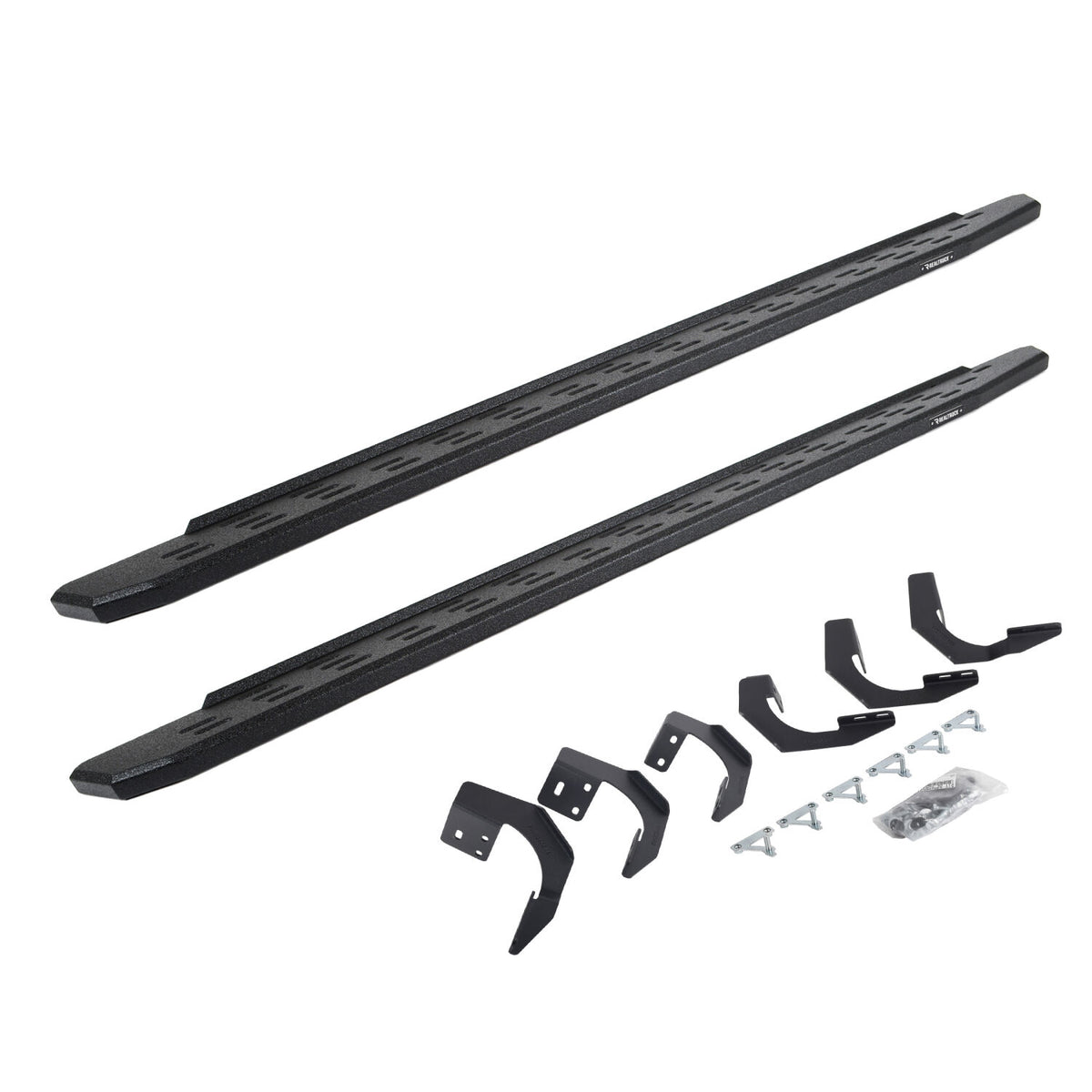 2015-2024 Ram 1500 RB30 Running Boards with Mounting Bracket Kit, Protective Bedliner coating (69620687T) | Dirty Garage