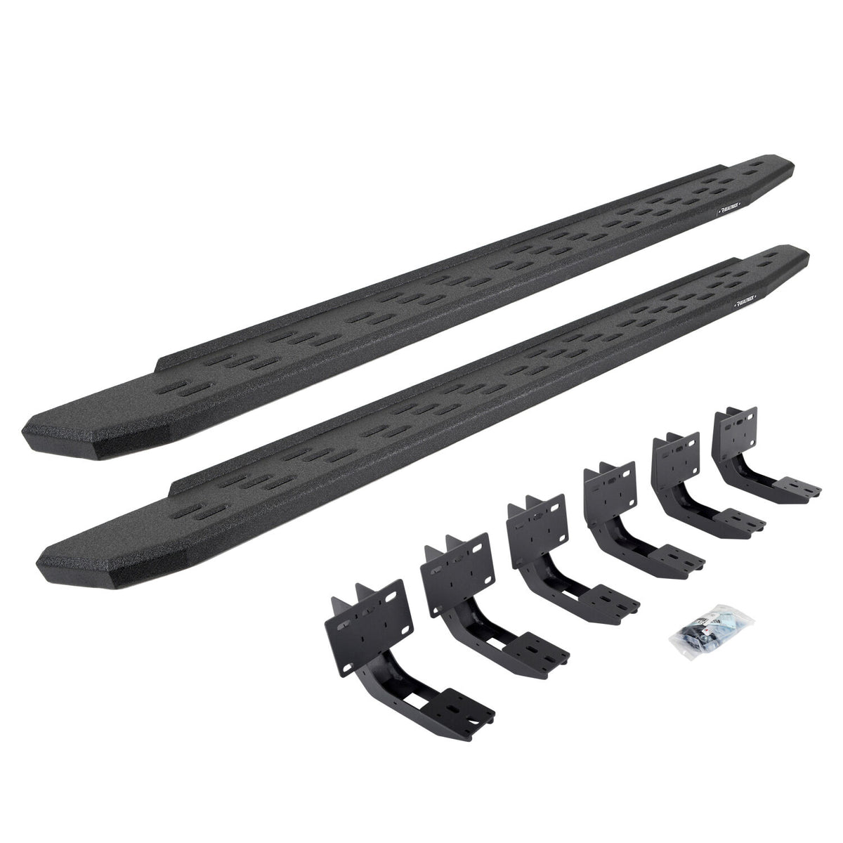 2019-2026 Ram 1500 RB30 Running Boards with Mounting Bracket Kit, Protective Bedliner coating (69630680T) | Dirty Garage