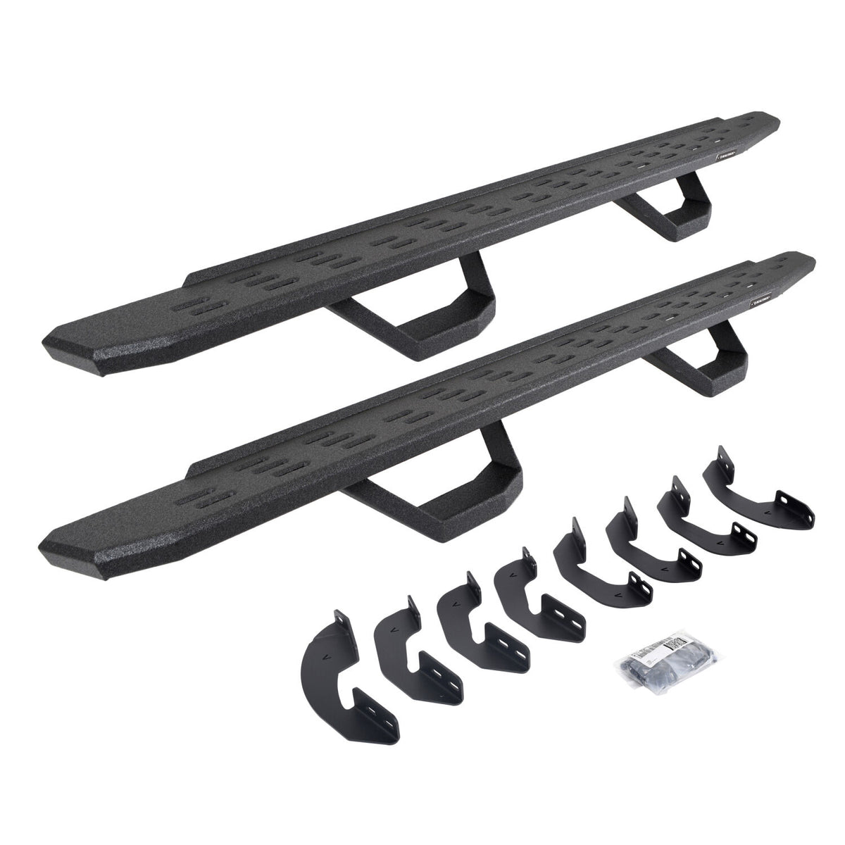 2007-2021 Tundra RB30 Running Boards with Brackets, 2 Pairs Drop Steps Kit Double Cab, Protective Bedliner coating (6964158020T) | Dirty Garage