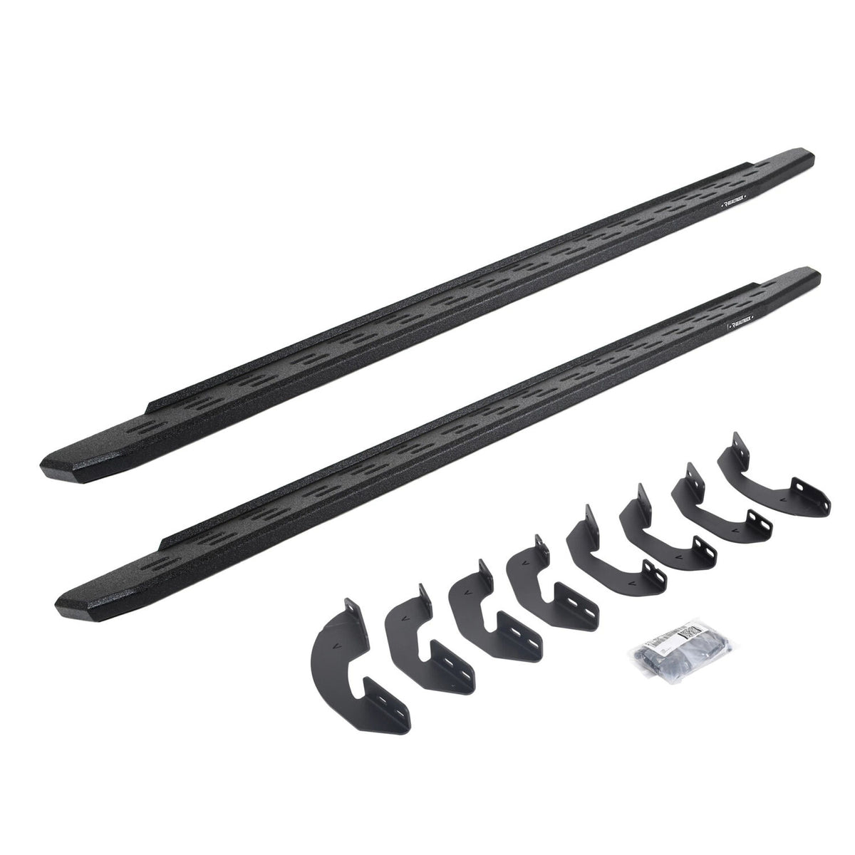 2007-2021 Tundra RB30 Running Boards with Mounting Bracket Kit Crew Max Only, Protective Bedliner coating (69641687T) | Dirty Garage