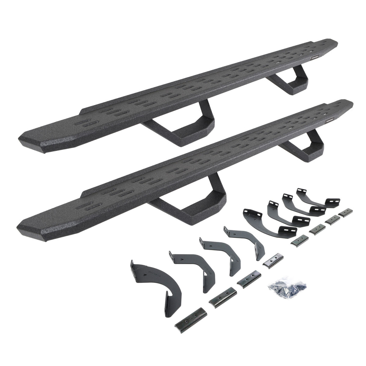 2022-2026 Tundra RB30 Running Boards with Brackets, 2 Pairs Drop Steps Kit Double Cab, Protective Bedliner coating (6964358020T) | Dirty Garage