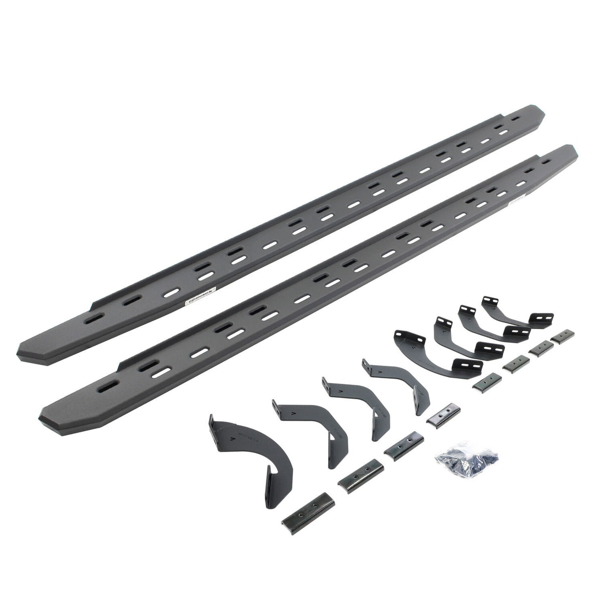 2023-2026 Sequoia RB30 Slim Line Running Boards with Brackets Kit, Textured Black (69643973SPC) | Dirty Garage