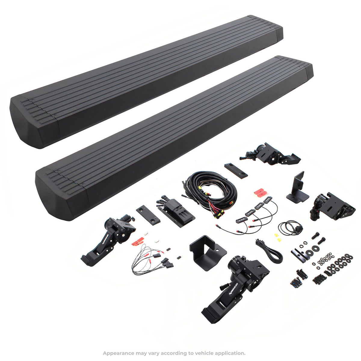 2007-2018 Wrangler/Wrangler JK RealTruck VoltStep Electric Running Board Kit, Textured Black (20450572PC) | Dirty Garage