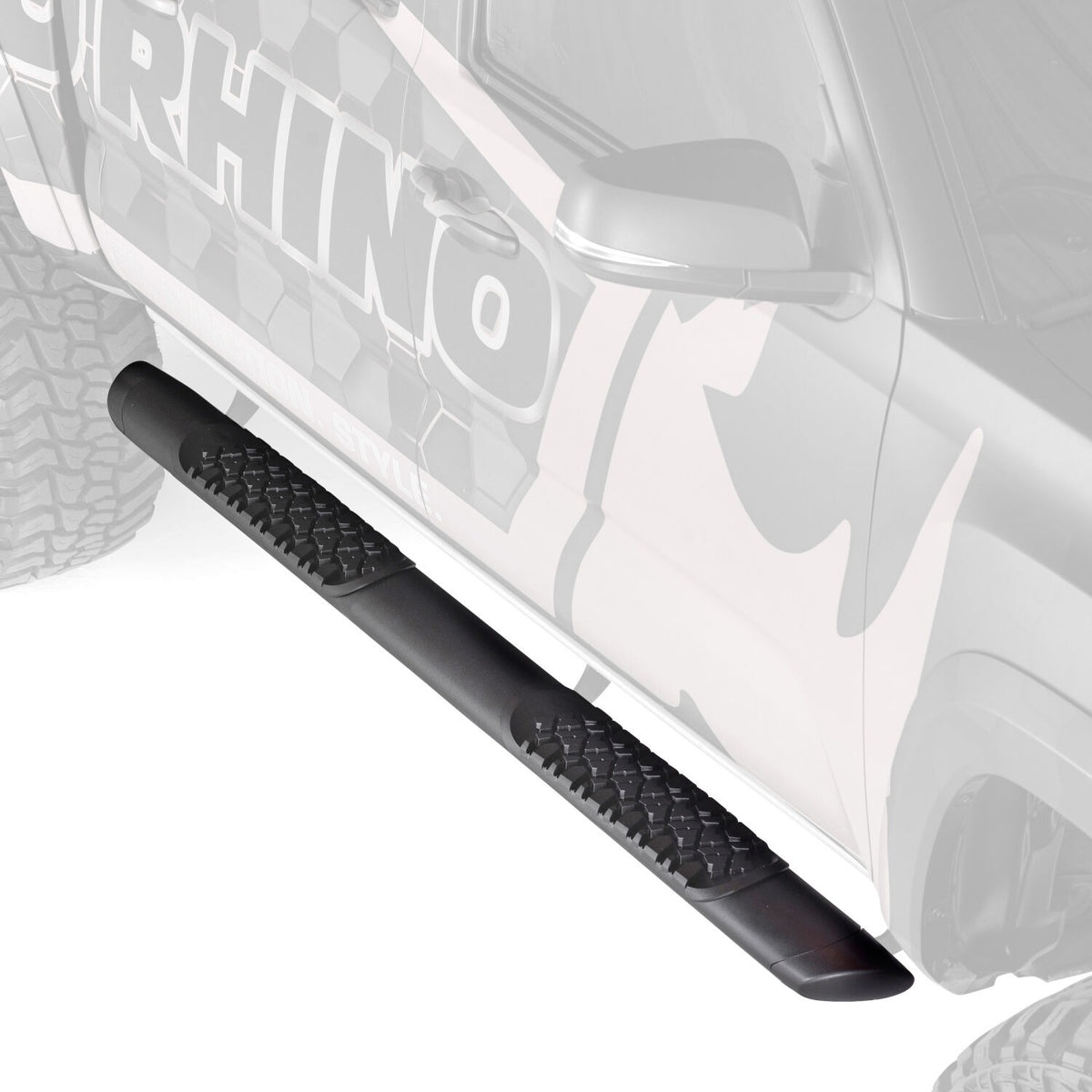 2009-2014 Ram 1500 V-Series V3 Aluminum Side Steps and Mounting Brackets Kit Textured Black (V3409980T) | Dirty Garage