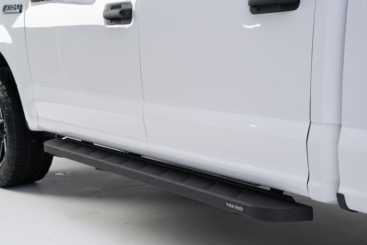 2015-2026 F-150/Superduty RB10 Running Boards with Mounting Brackets Kit, Protective Bedliner coating (63417780T) | Dirty Garage