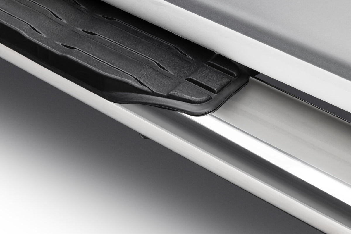 2015-2027 Superduty/F-150 5" 1000 Series Side Steps with Mounting Brackets Kit, Polished (105415587PS) | Dirty Garage