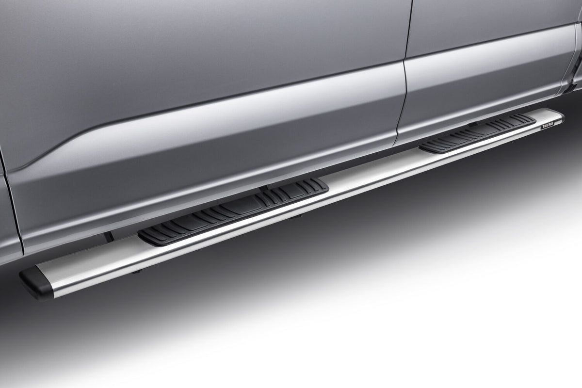 2015-2027 Superduty/F-150 5" OE Xtreme Low Profile Side Steps with Mounting Brackets Kit, Polished (685415587PS) | Dirty Garage
