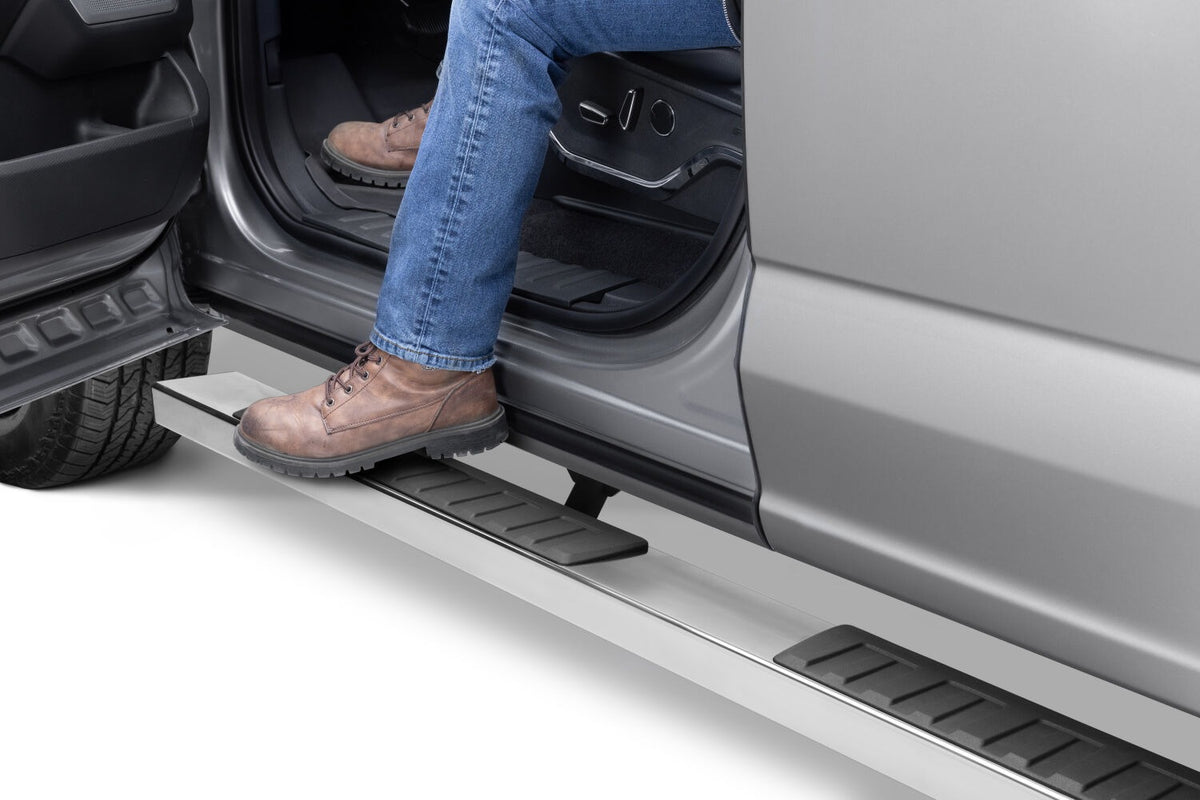 2015-2027 Superduty/F-150 6" OE Xtreme II Side Steps with Mounting Brackets Kit, Polished (6862415587PS) | Dirty Garage