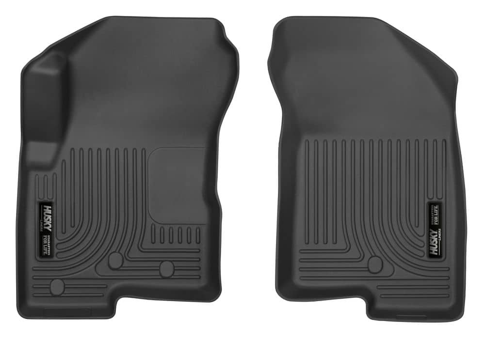 2007-2017 Compass/Patriot Weatherbeater Black Front Floor Liners | Dirty Garage