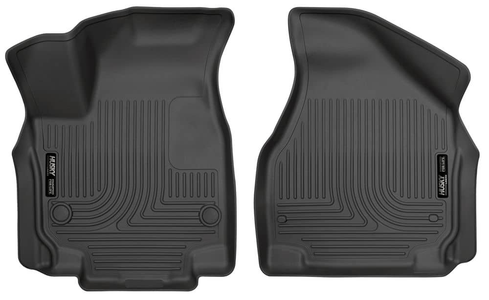 2017-2025 Pacifica/Voyager Weatherbeater Black Front Floor Liners | Dirty Garage