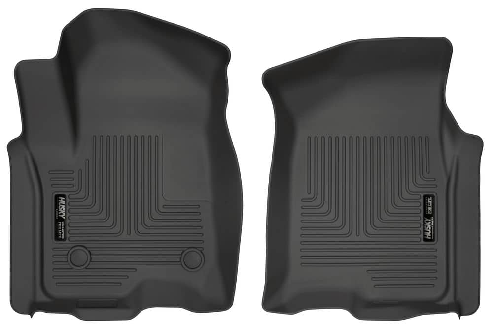 2019-2025 Silverado/Sierra 1500 Weatherbeater Black Front Floor Liners | Dirty Garage