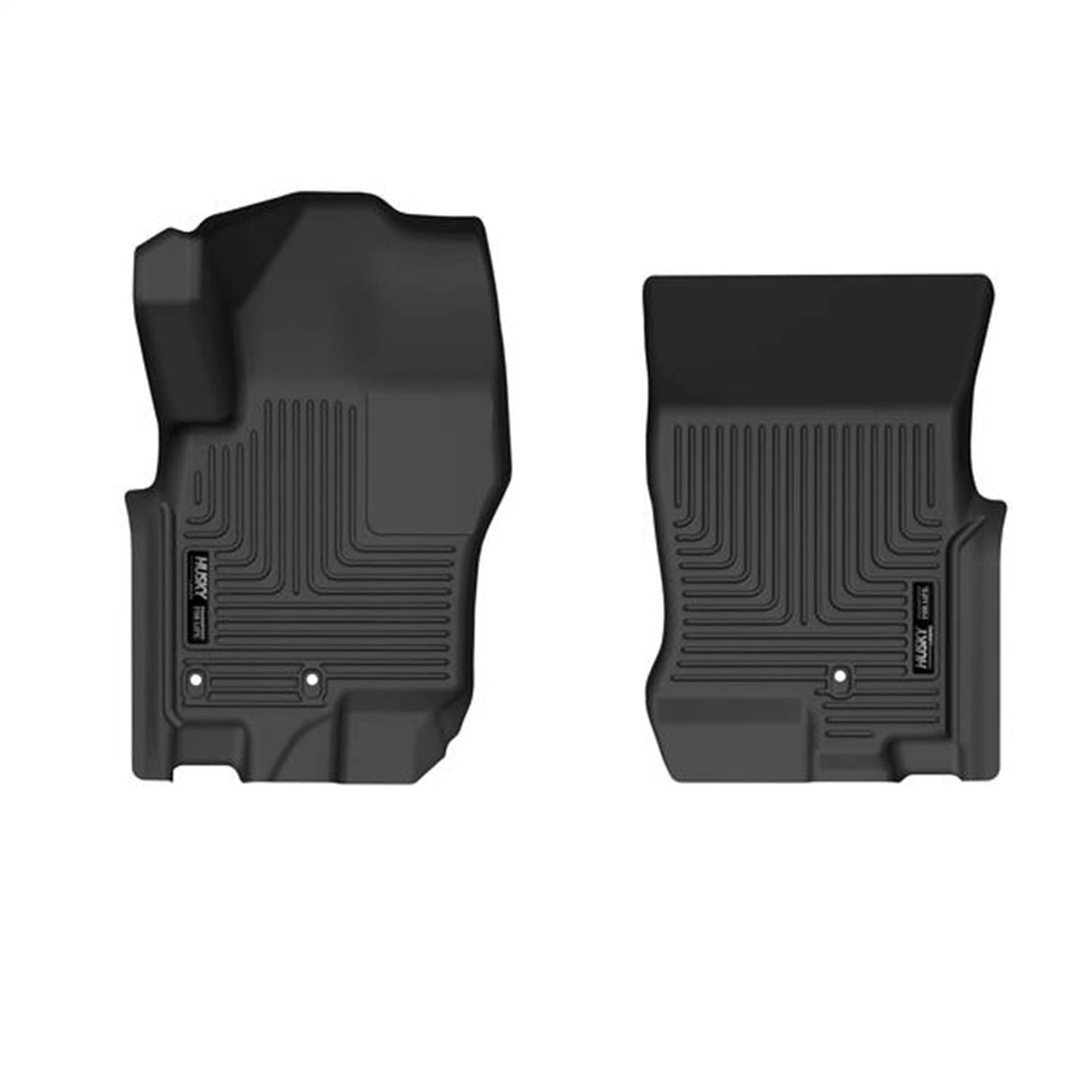 2008-2021 Frontier Weatherbeater Black Front Floor Liners | Dirty Garage