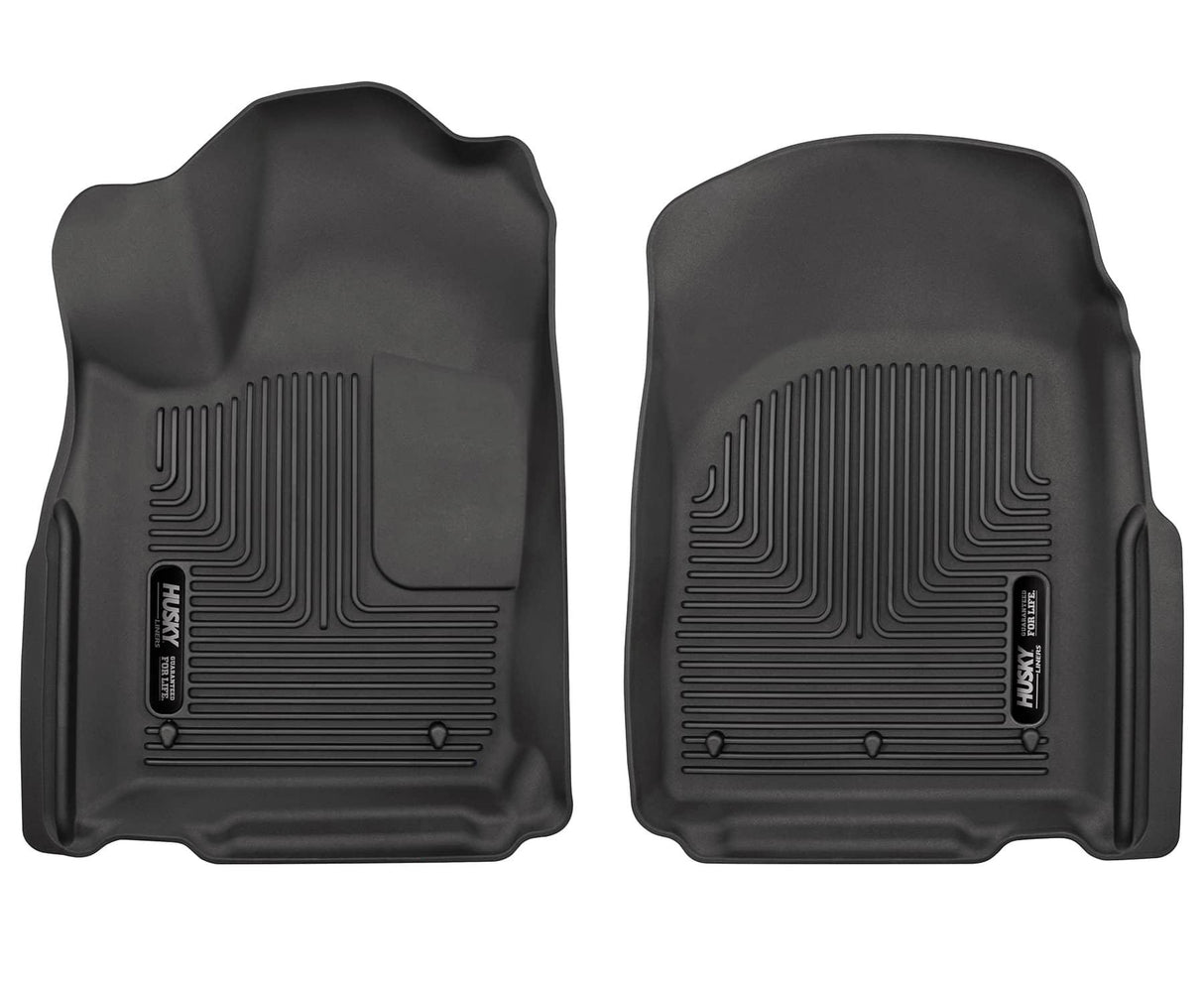 2016-2025 Durango/2016-2023 Grand Cherokee/2022 Grand Cherokee WK Weatherbeater Black Front Floor Liners | Dirty Garage
