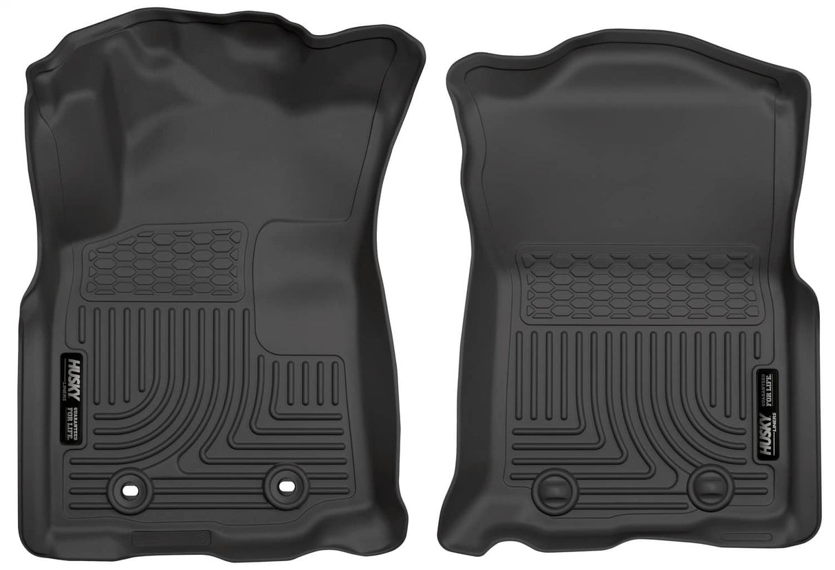 2016-2017 Tacoma Weatherbeater Black Front Floor Liners | Dirty Garage
