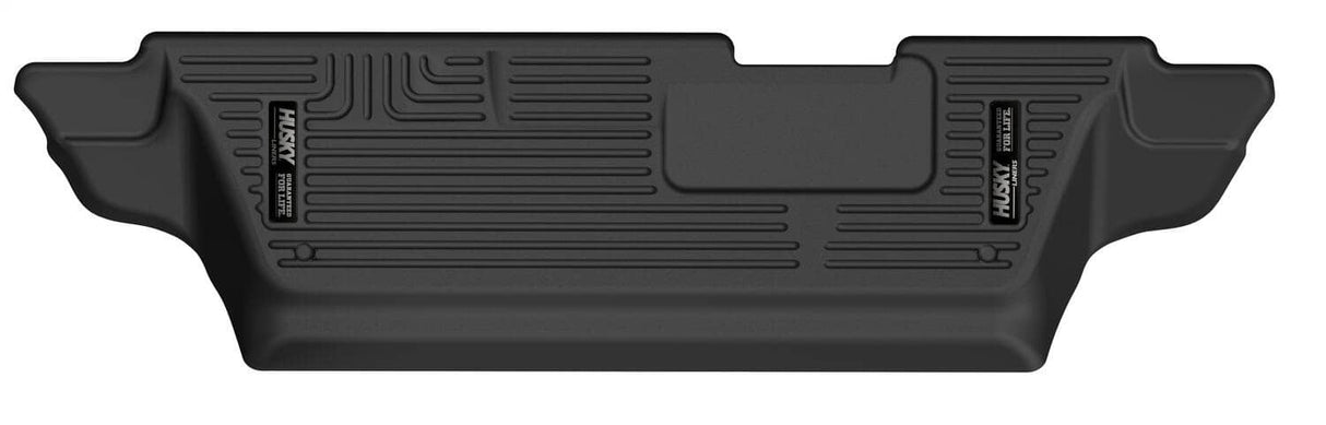 2021-2025 Grand Cherokee L Weatherbeater Black Third Row Floor Liner with Second Row Bench Seat | Dirty Garage