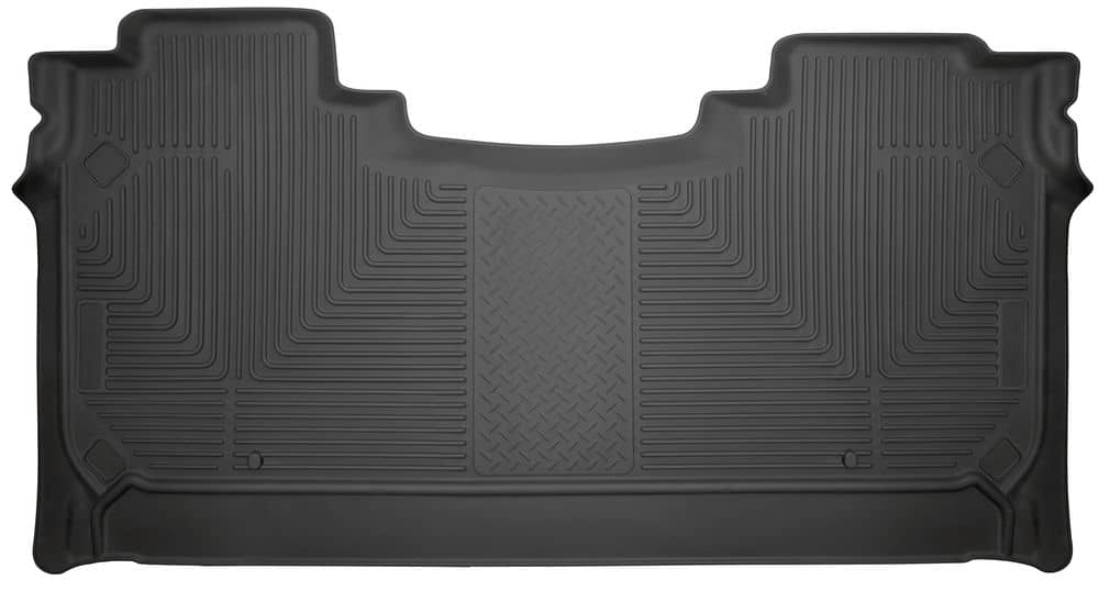 2019-2025 Ram 1500 Crew Cab With Underseat Storage Weatherbeater Black Rear Floor Liner | Dirty Garage