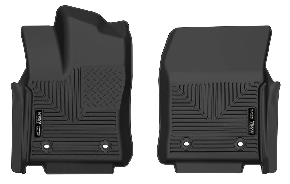 2020-2025 Palisade Weatherbeater Black Front Floor Liners | Dirty Garage