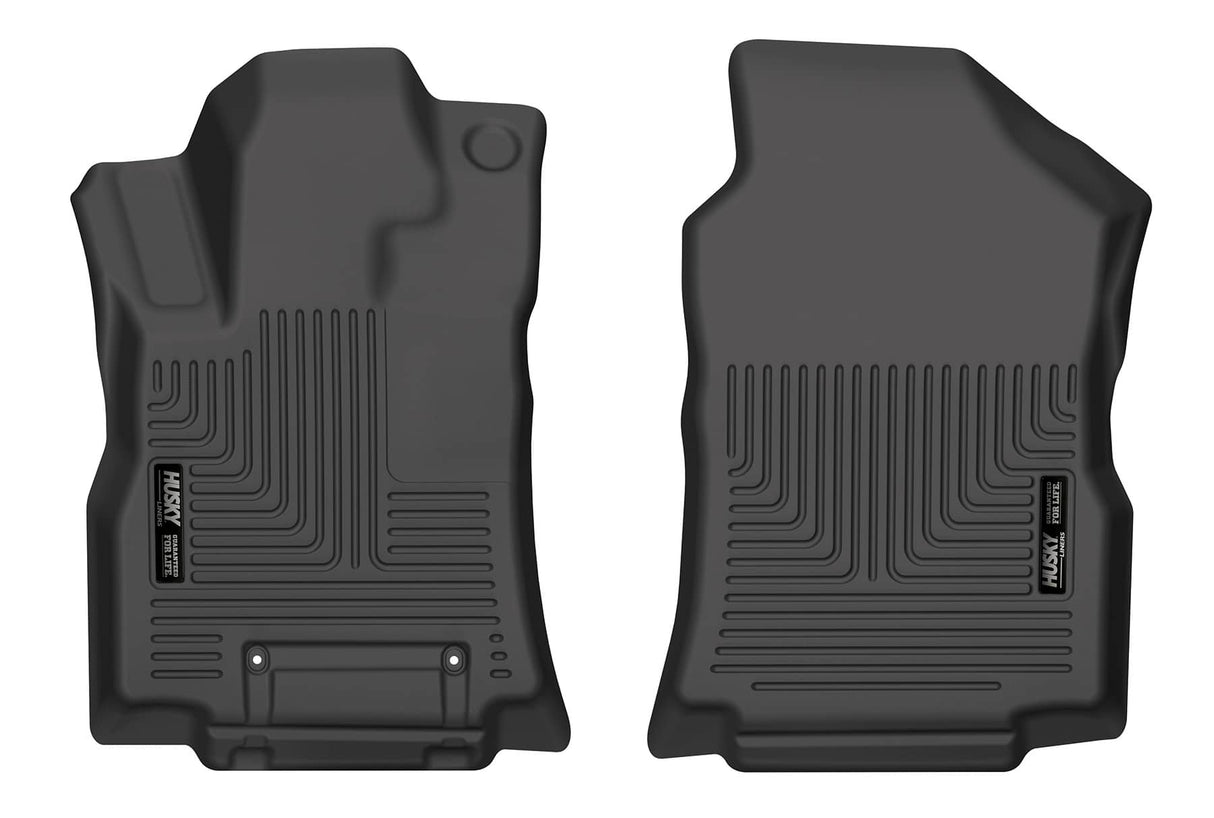 2019-2025 Ascent Weatherbeater Black Front Floor Liners | Dirty Garage