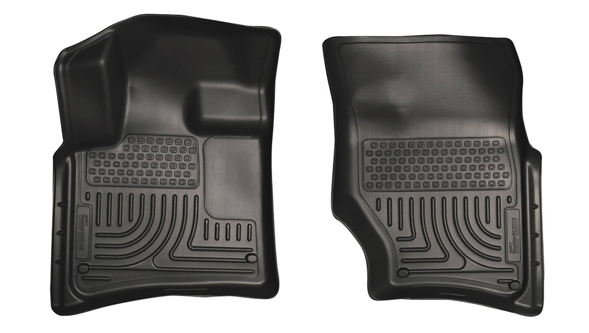 2007-2015 Audi Q7 Weatherbeater Black Front Floor Liners | Dirty Garage