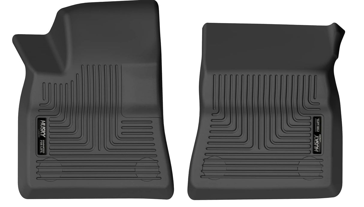 2017-2025 Tesla 3 Weatherbeater Black Front Floor Liners | Dirty Garage