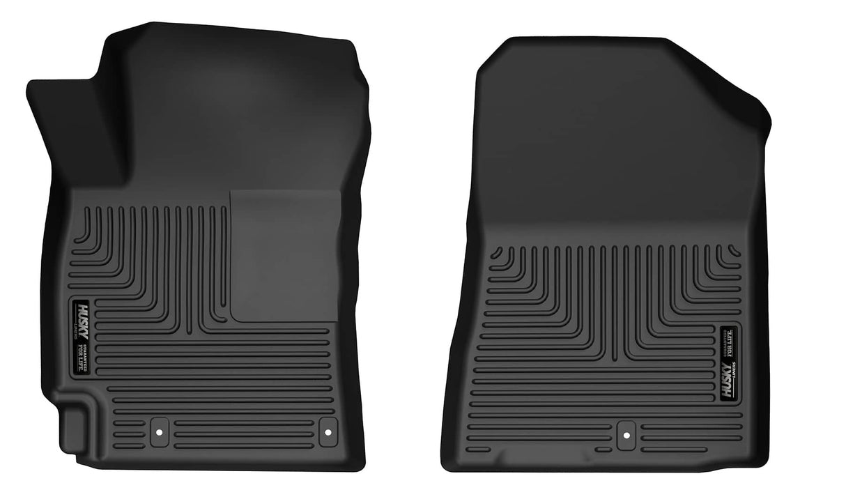 2019-2024 Forte Weatherbeater Black Front Floor Liners | Dirty Garage