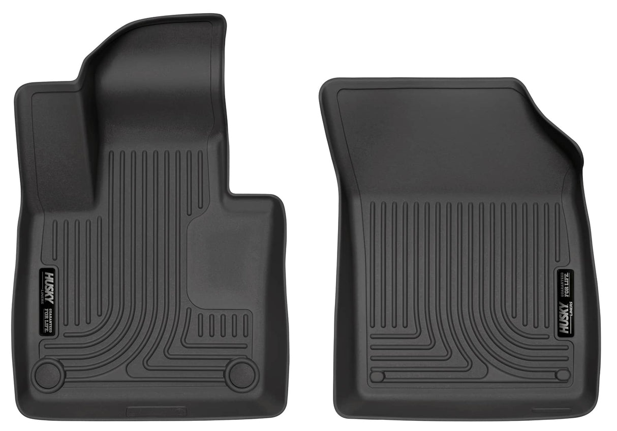 2016-2025 XC90 Weatherbeater Black Front Floor Liners | Dirty Garage