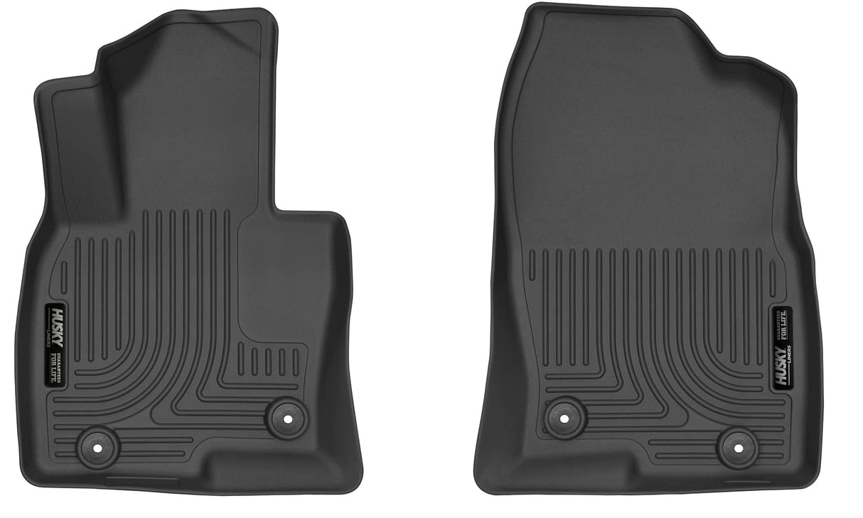 2016-2023 CX-9 Weatherbeater Black Front Floor Liners | Dirty Garage