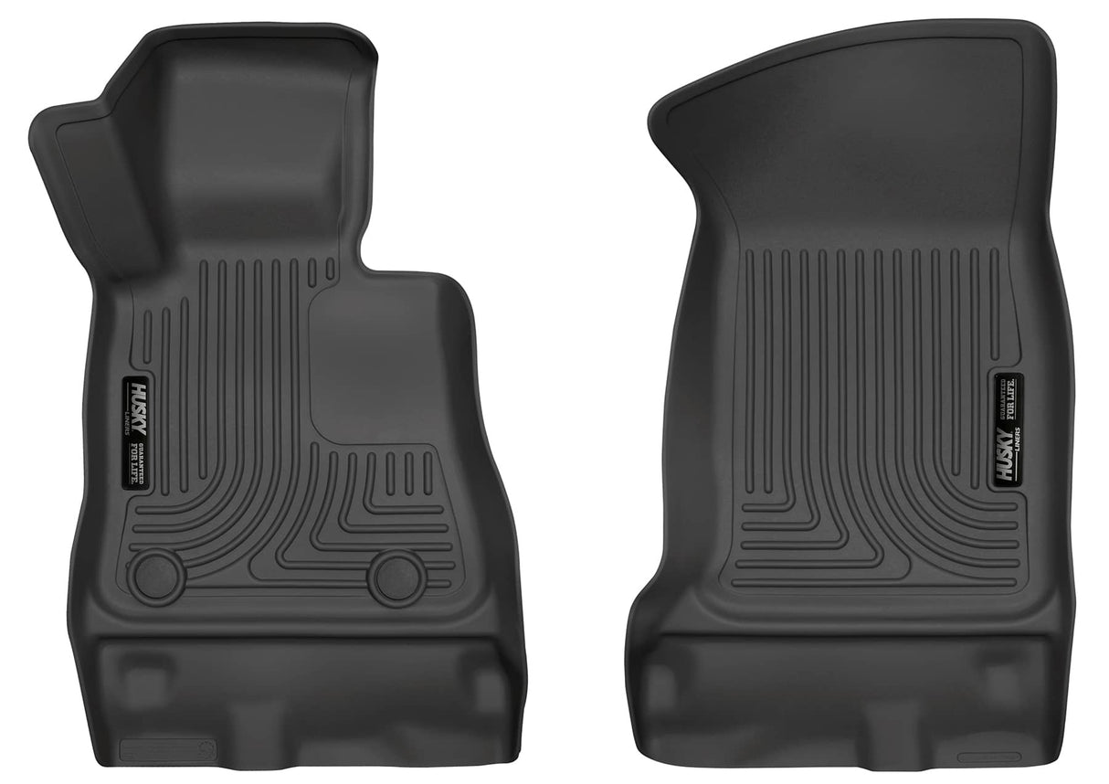 2016-2024 Camaro Weatherbeater Black Front Floor Liners | Dirty Garage