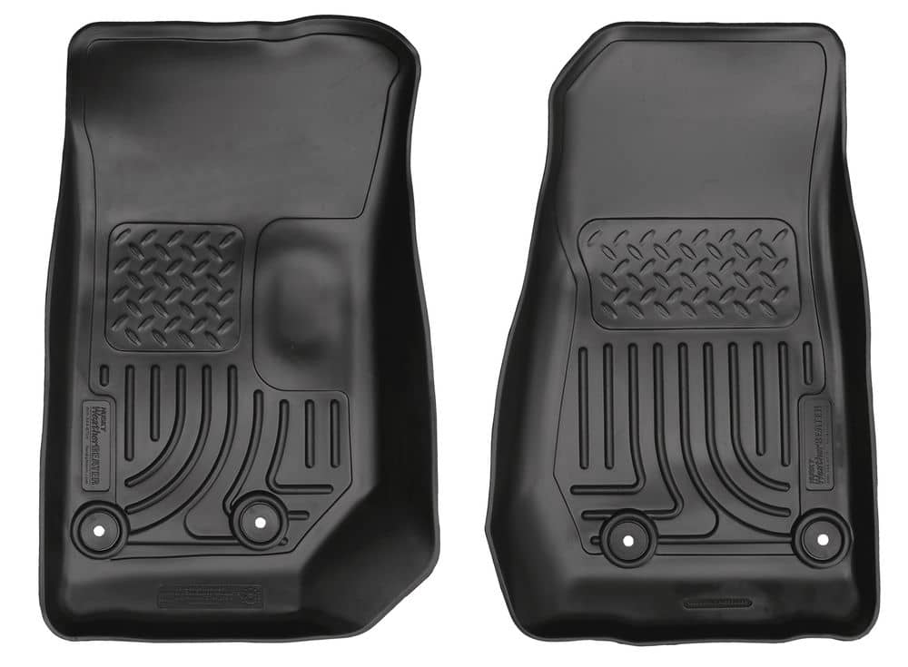 2014-2018 Wrangler JK Weatherbeater Black Front Floor Liners | Dirty Garage