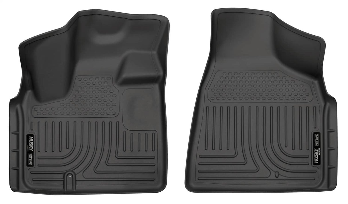 2008-2020 Grand Caravan/Town & Country Weatherbeater Black Front Floor Liners | Dirty Garage