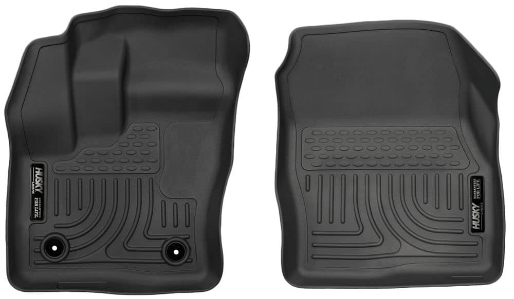 2014-2019 Transit Connect Weatherbeater Black Front Floor Liners | Dirty Garage