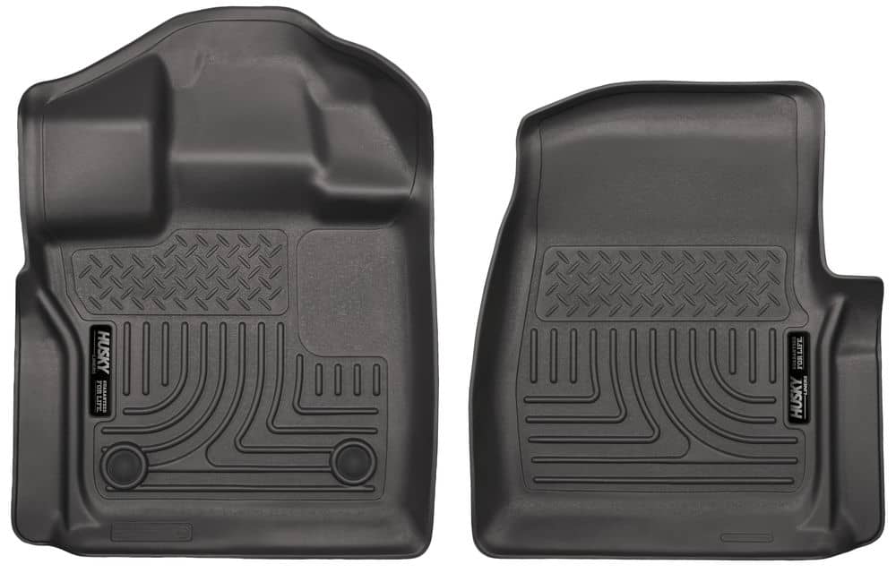 2015-2025 F150 Regular Cab Weatherbeater Black Front Floor Liners | Dirty Garage