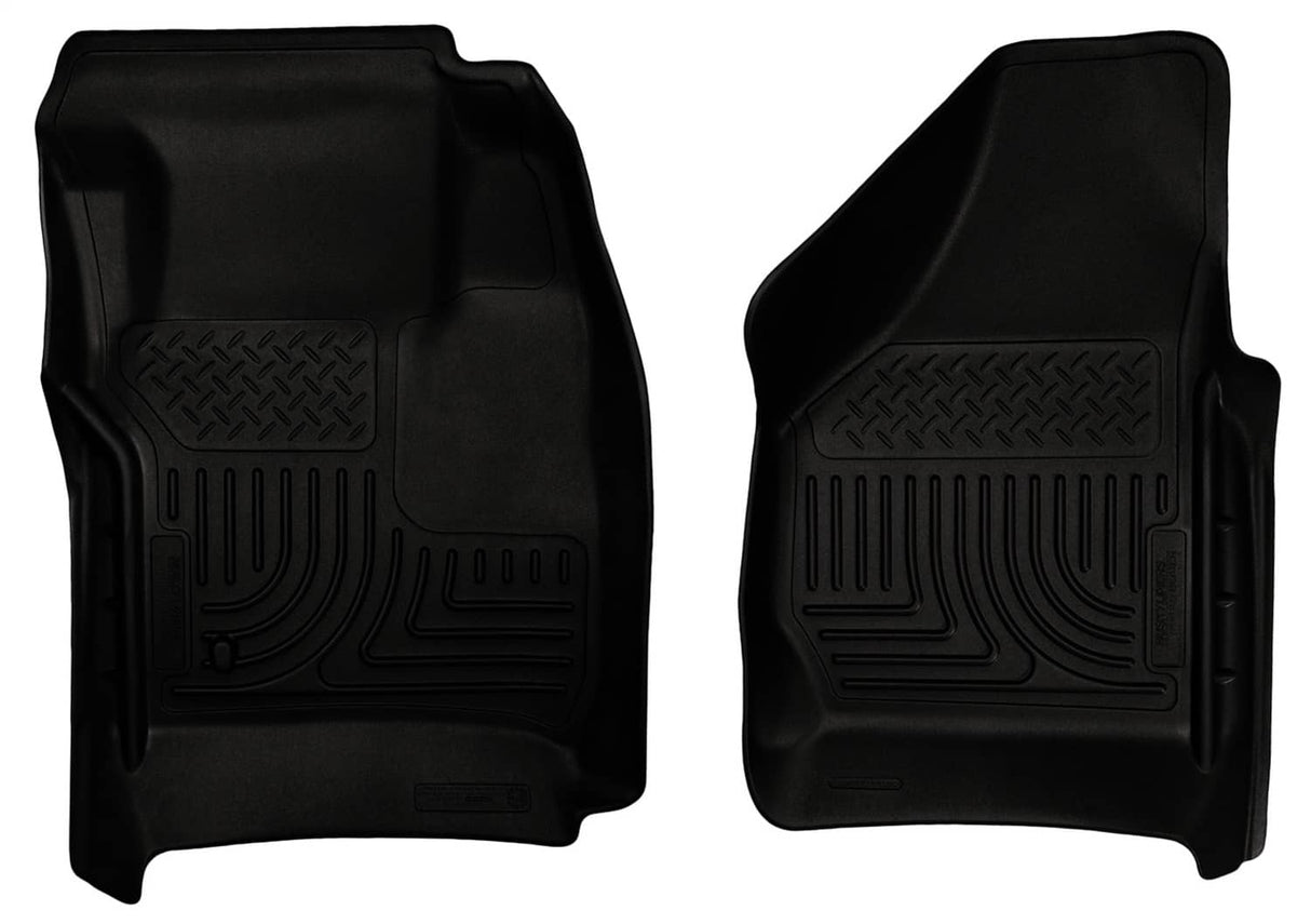 2008-2010 Super Duty WeatherBeater Black Front Floor Liners | Dirty Garage