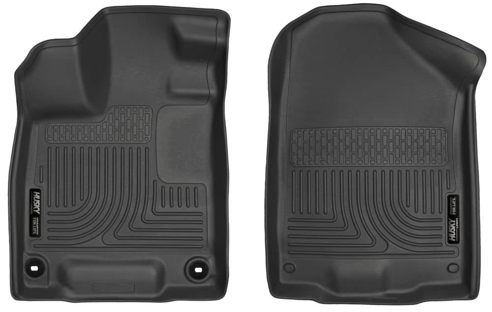 2017-2025 Ridgeline Weatherbeater Black Front Floor Liners | Dirty Garage