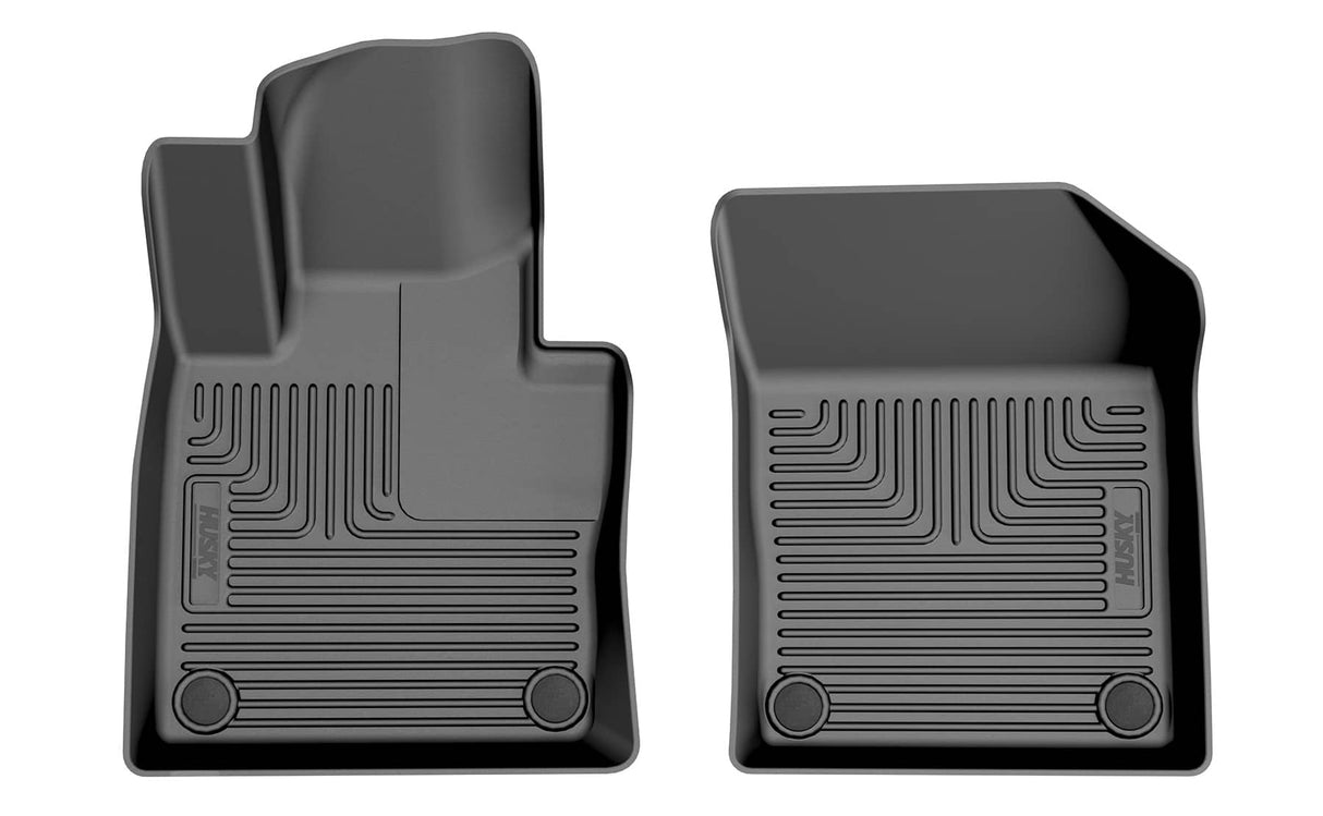 2018-2025 XC60 Weatherbeater Black Front Floor Liners | Dirty Garage