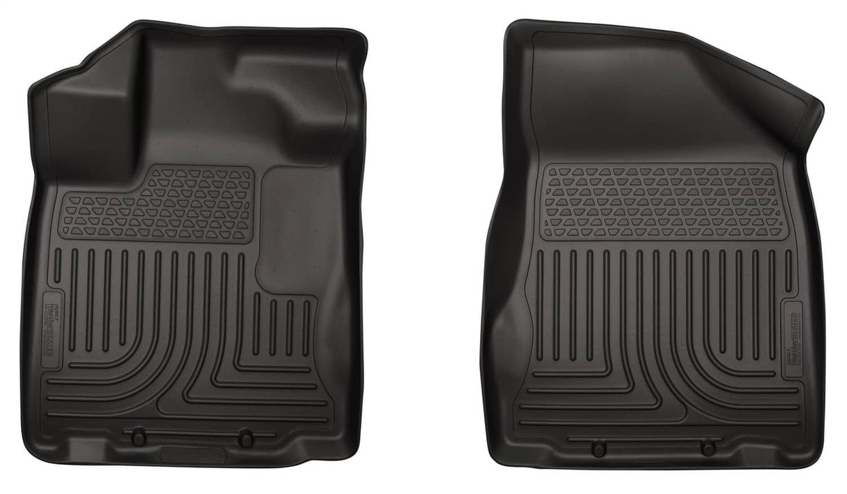 2013-2020 Pathfinder Weatherbeater Black Front Floor Liners | Dirty Garage