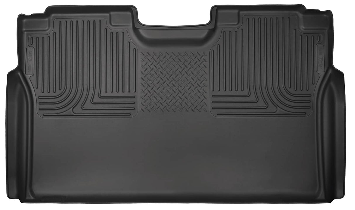 2015-2025 F150/2017-2025 Super Duty Crew Cab WeatherBeater Rear Floor Liner Without Fold-Flat Storage | Dirty Garage