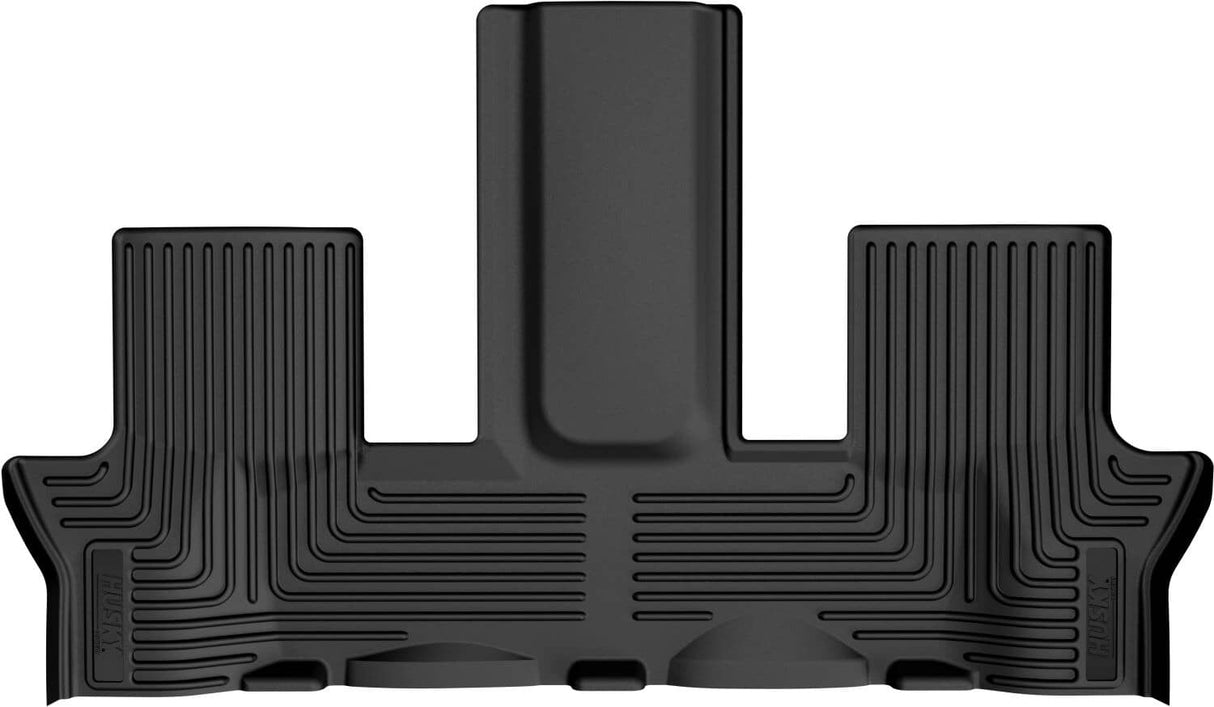 2024-2025 Santa Fe Weatherbeater Black Third Row Floor Liner with 2nd Row Bench Seating | Dirty Garage