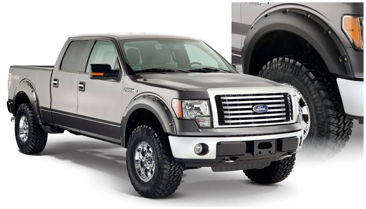 2009-2014 F150 Pocket Style 1.5" Tire Coverage Flares (4) | Dirty Garage