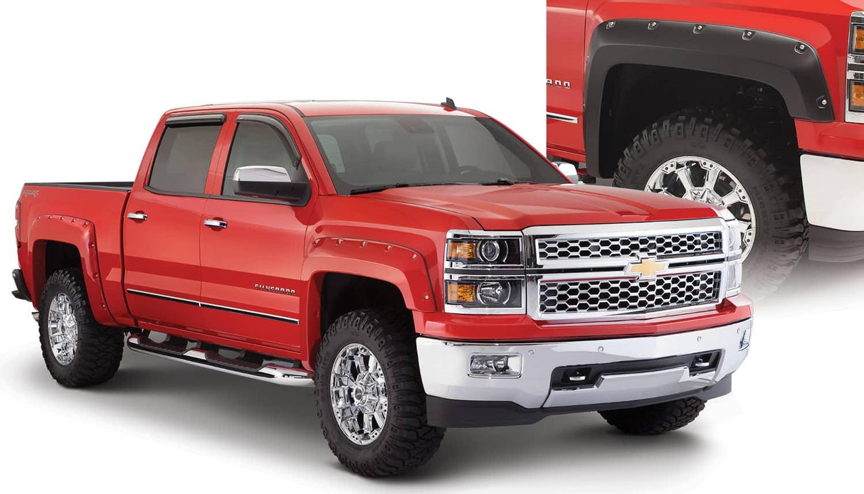 2014-2018 Silverado 1500 Pocket Style Flares (4) 5'8" Box | Dirty Garage