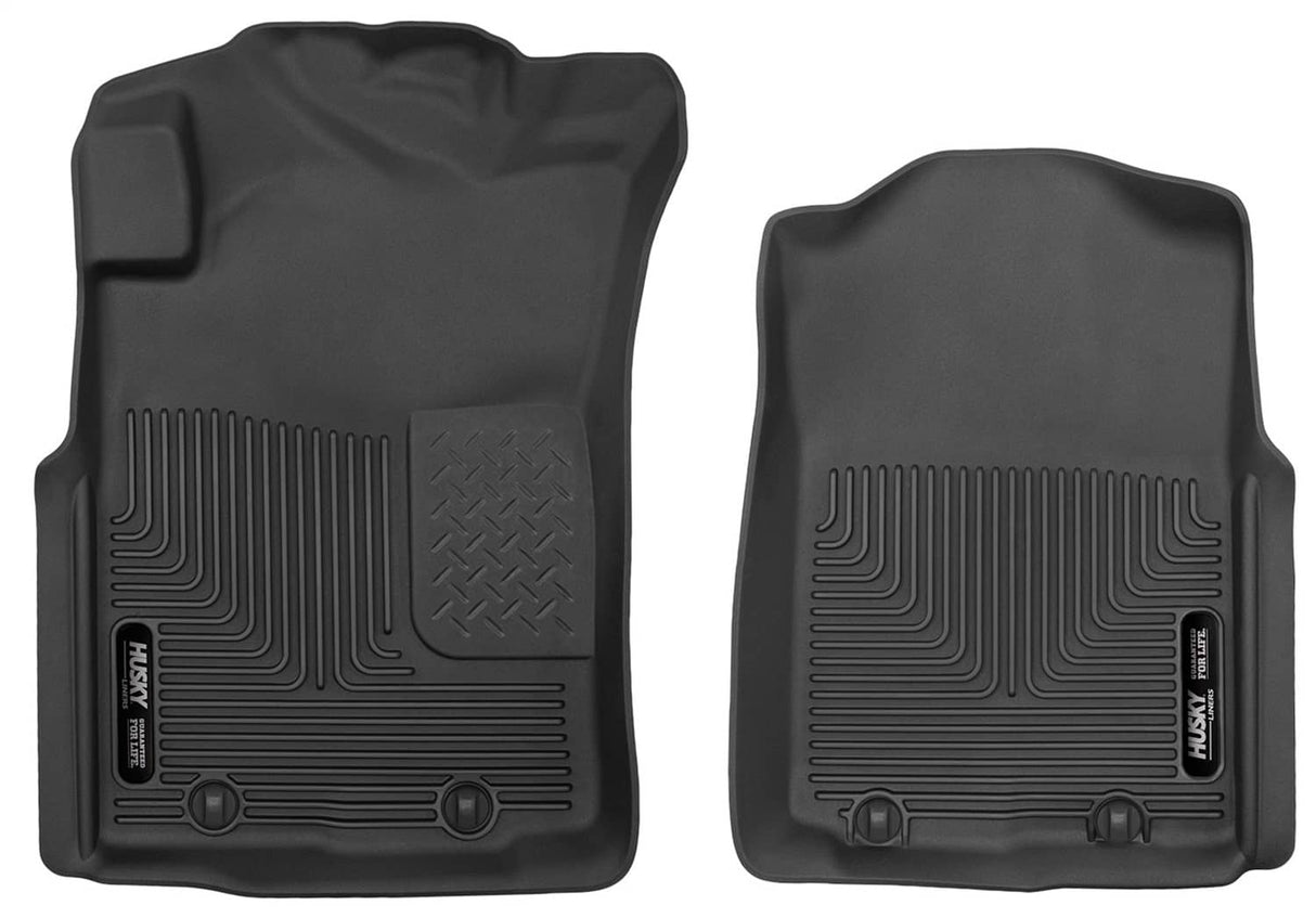 2005-2011 Tacoma Crew Cab X-Act Black Front Floor Liners | Dirty Garage