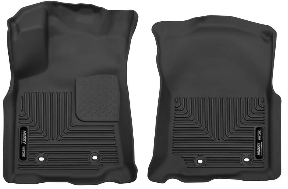 2018-2023 Tacoma X-Act Black Front Floor Liners with Automatic Transmission | Dirty Garage