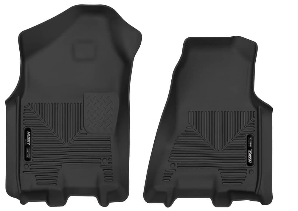 2019-2025 Ram 1500 Crew/Quad Cab X-Act Black Front Floor Liners | Dirty Garage