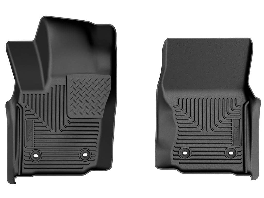 2024-2025 Tacoma Double Cab with Automatic Transmission Black X-Act Front Floor Liners | Dirty Garage