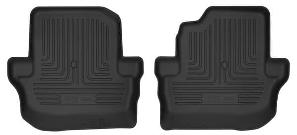 2018-2025 Wrangler JL 2 Door X-Act Black Rear Floor Liners | Dirty Garage