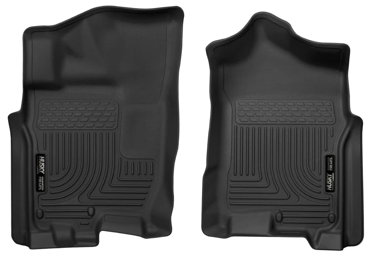 2016-2024 Titan XD/Titan King/Crew Cab X-Act Black Front Floor Liners | Dirty Garage