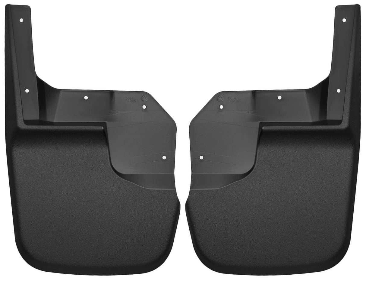 2007-2018 Wrangler JK Black Molded Custom Fit Front Mud Flaps | Dirty Garage